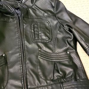 Faux Leather Jacket